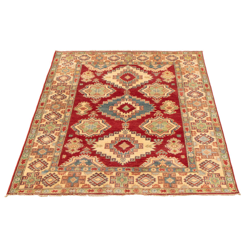Tapis rouge foncé Finest Ghazni 5 pi 0 po x 6 pi 7 po