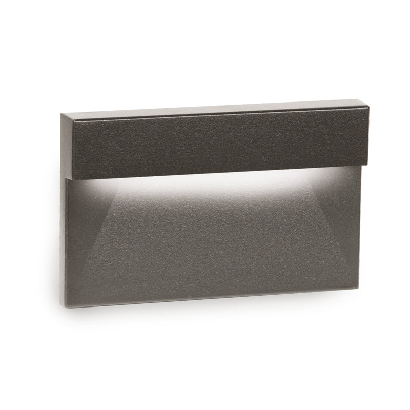 Marchepied intégré en métal à DEL, Bronze sur aluminium