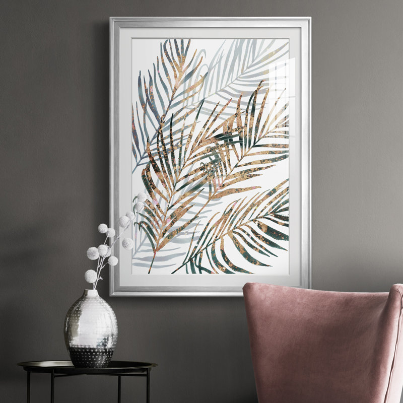 «Summer Gaze II», reproduction encadrée de qualité supérieure - prête à être accrochée, H 30,5 po x l 22,5 po x P 1 po
