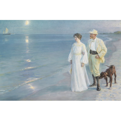 Walk Walk the Shore par Stellar Design Studio - impression sur toile tendue