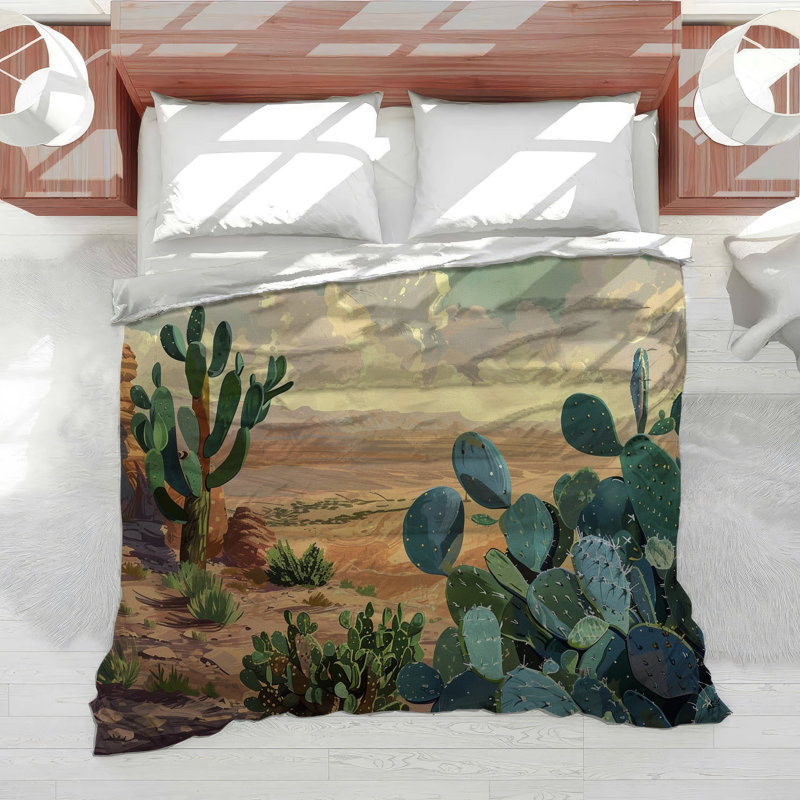Blend Desert Cotton Blend Comforter, King Comforter