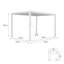 Naohiro 3x4m Louvered pergola + privacy screens 3m and 4m