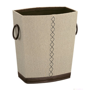 Manufactured Wood Open Waste Basket
