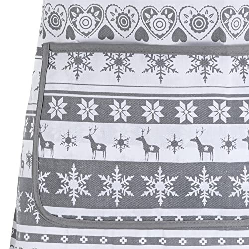 Christmas Nordic Apron Sets, Grey 