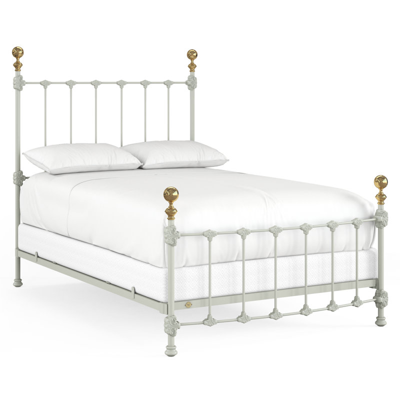 151 Palatial Bed | Complete Standard, Full, Gunmetal/Antique Gold