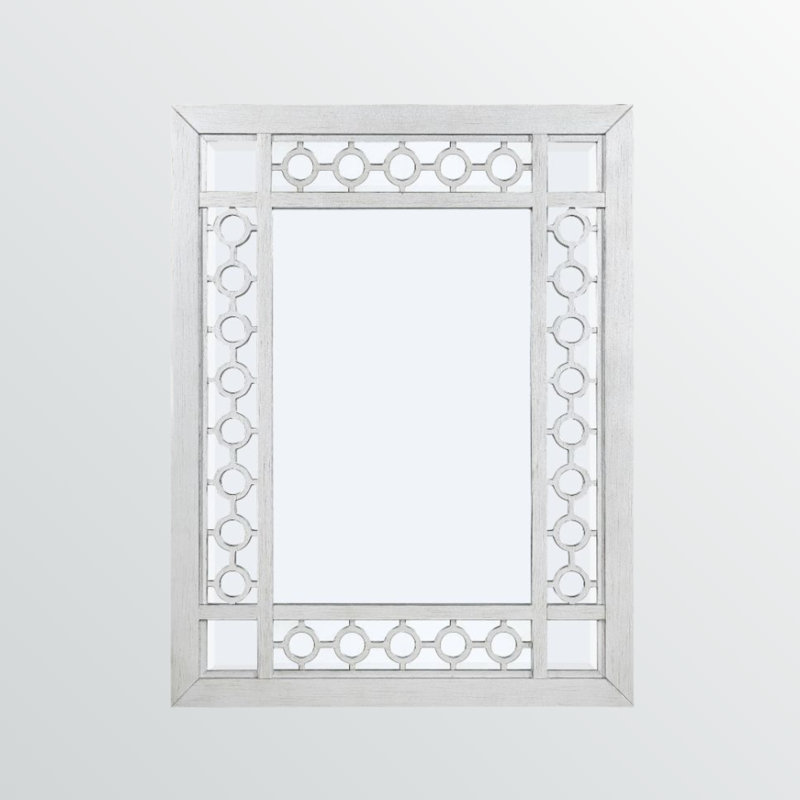 Hyder Mirror in Mirrored & Antique Platinum