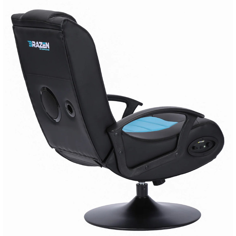 BraZen Stag 2.1 Bluetooth Surround Sound Gaming Chair, Blue