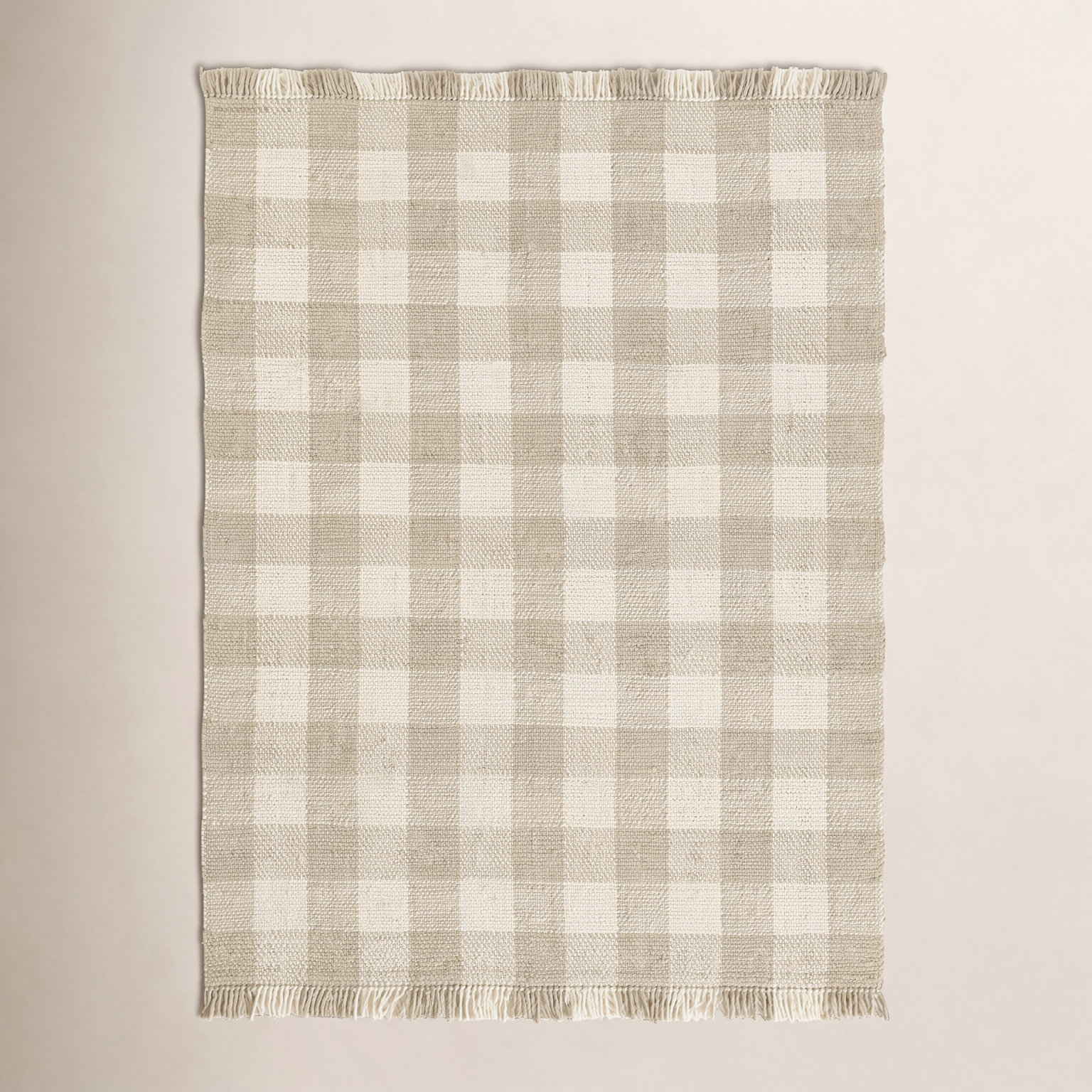 Cosette Hand-Woven Plaid Rug, Rectangle 8' x 10'