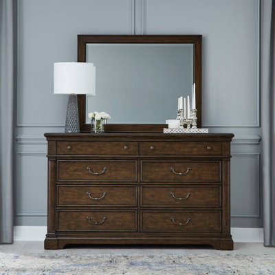 Arden Road 8 - Drawer Dresser with Mirror -  Liberty Furniture, LFI512-BR-DM