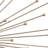 Metal 3D Starburst Gold Wall Decor Set