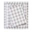 Très grand drap imprimé, tissu à chevrons gris 4 pièces, flanelle 100% coton, doux au toucher, drap-housse élastique, facile d'entretien