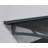 Palram - Canopia Aquila 14 ft. W x 3 ft. D Acrylic Galvanized Steel Convex Door Awning Solar Gray/Solar Gray-16618801