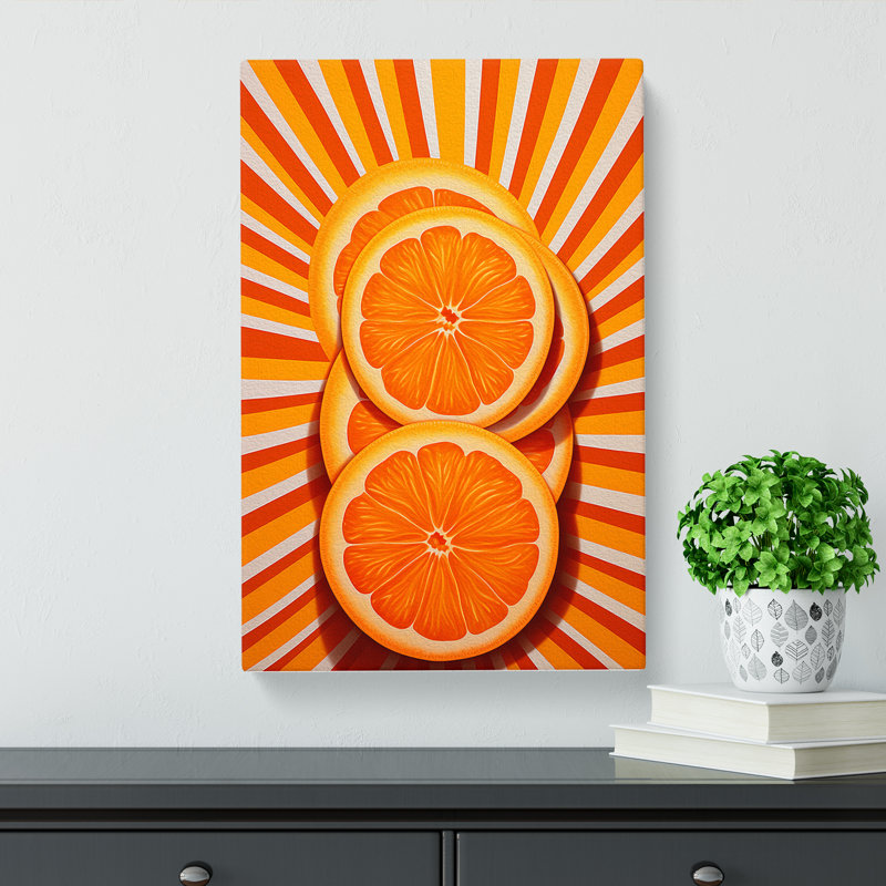 Orange Fruit Op - Print