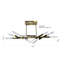 Lustre moderne en cristal 12 lumières DEL-2132790998