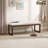 53'' Wide Upholstered Bench With Wood Legs-124944547