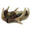 Porte-bougie en bois de cerf Antler