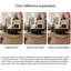 Modern round natural stone coffee table set