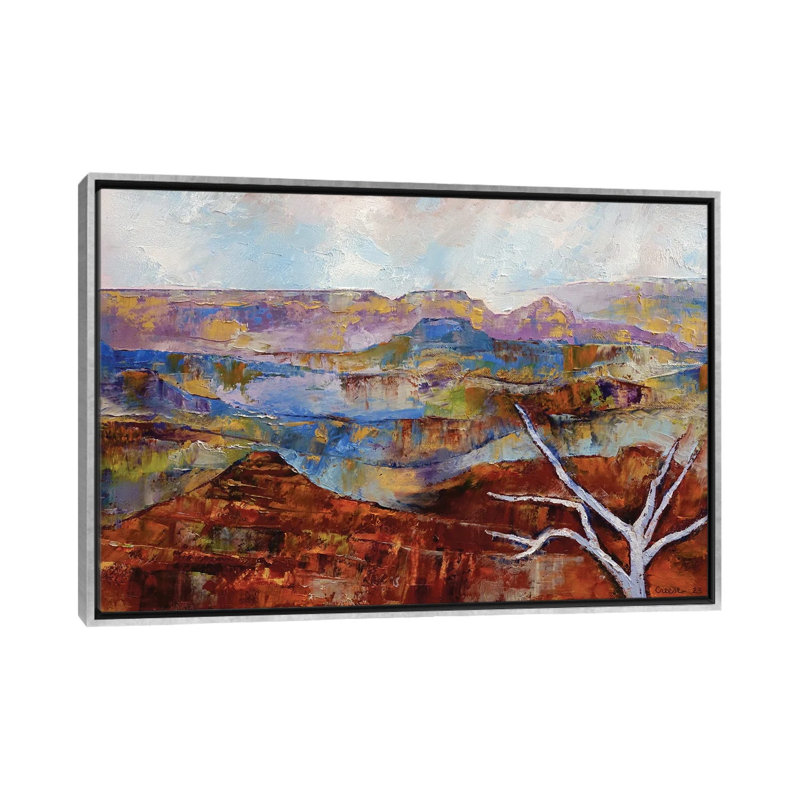 The Grand Canyon - reproduction d'art murale encadrée, H 18 po x l 26 po, Reproduction encadrée sans passe-partout