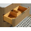 Meuble-lavabo simple 36 po avec plateau en quartz Calamigo