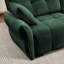 Chenille Upholstered 2-Seater Sectional Sofa With Ottoman-28402716