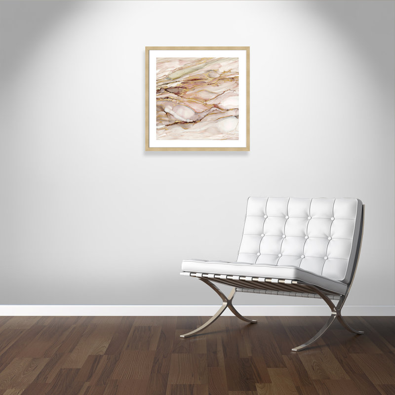 Aanand «Graceful Marble I», reproduction encadrée