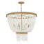 Dune 8 - Light Crystal Tiered Chandelier