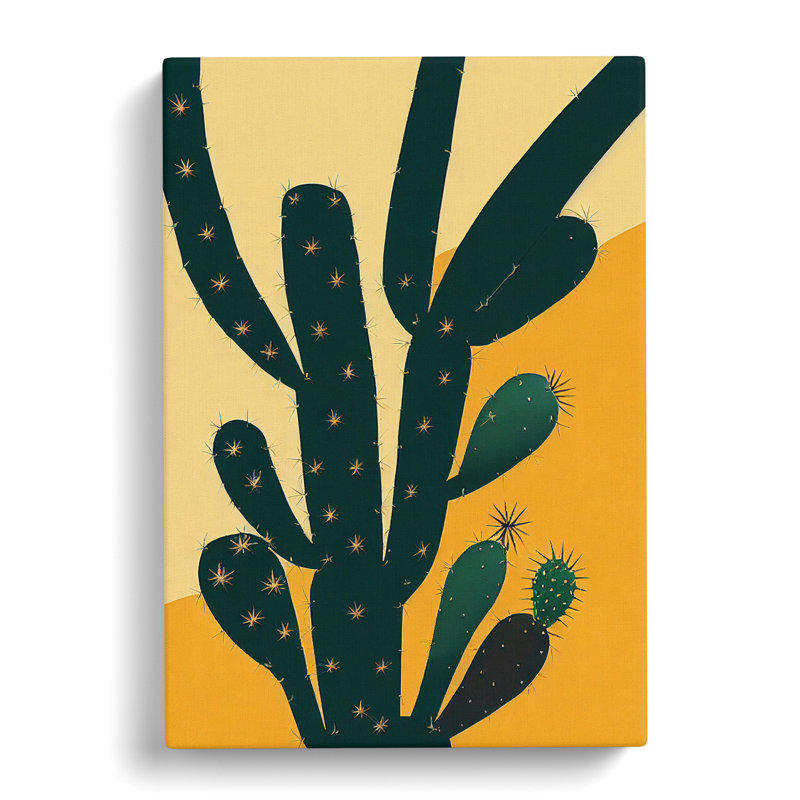 Cactus Cacti Vol.4 - Wrapped Canvas Print, 60cm H x 40cm W x 3cm D