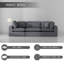 Canapé modulaire rembourré 3 pièces Jossa-1663001311