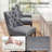 26'' Modern Counter Height Barstools with Tufted and Nailhead Trim-581175287