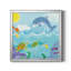 «Mermaid Play II», peinture sur toile encadrée-1182764708-1182764709