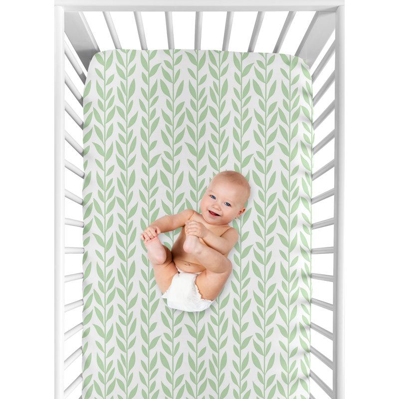 Drap-housse pour lit de bébé tournesol