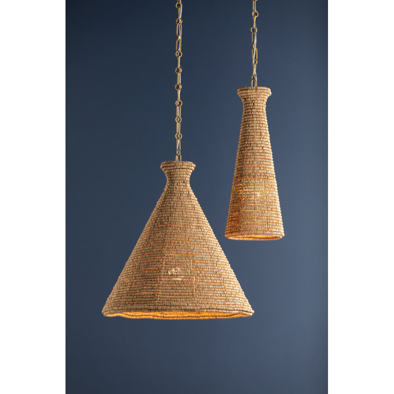 TALLMAN PENDANT, 20.25" H x 8" W x 8" D