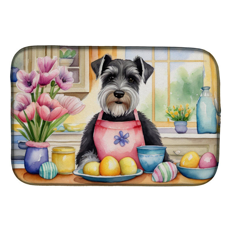 Tapis de séchage Decorating Schnauzer