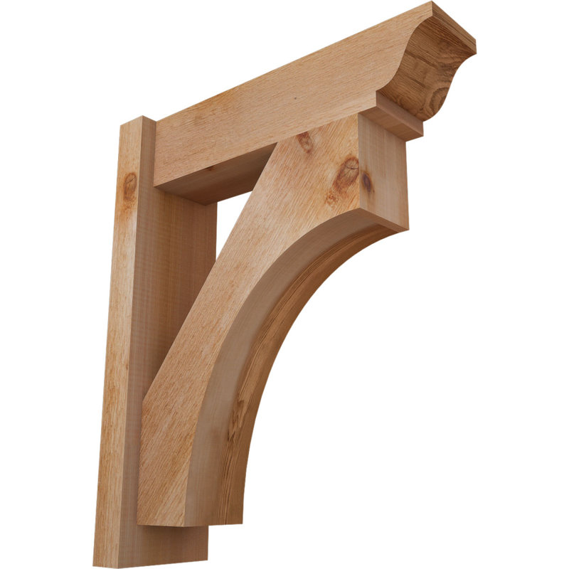 Persienne en bois Westlake, P 20 po x H 24 po, Cèdre rouge de l'Ouest de 6 po (sciage brut)