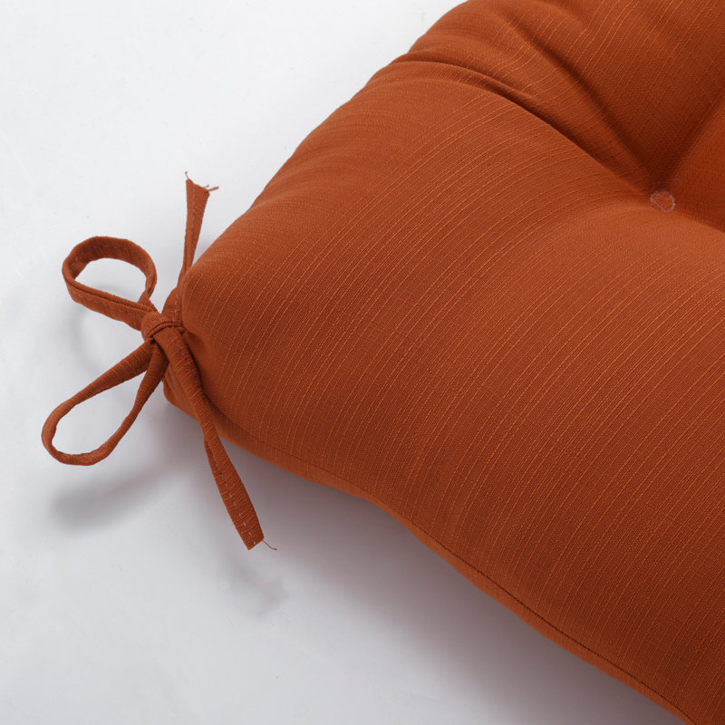 Coussin de siège intérieur / extérieur Renelde, L 48 po, Orange