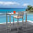 Counter Height 36.97'' Iron Bar Table-166947701-159474291