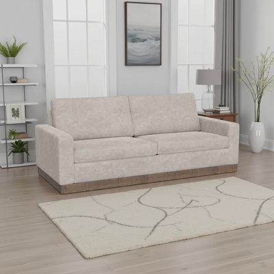 Jeni Loveseat, 2 Throw Pillows, Modern 64 Inch