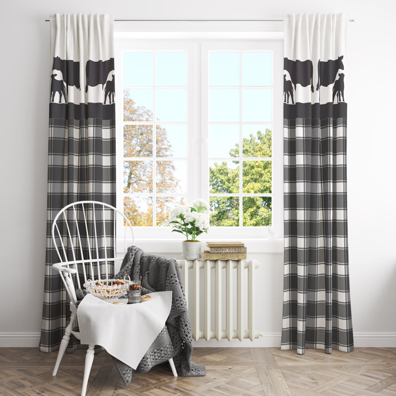 Room Darkening Curtain Pair, 56" W x 78" L