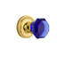 Classic Rosette with Waldorf Cobalt Door Knob-14511748