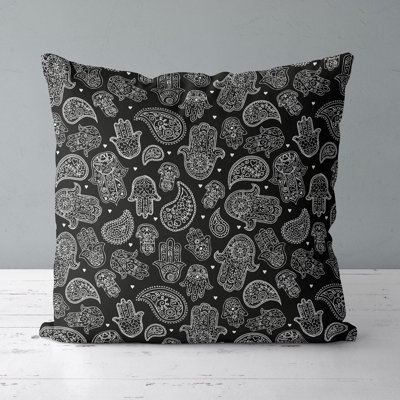 Housse de coussin et insert de coussin carré mantra