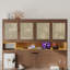 Lit escamotable simple, conception escamotable, bois, bureau, armoires et étagères de rangement, maison de campagne moderne, pièce multifonctionnelle-533779845