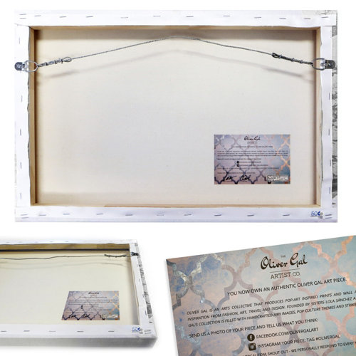 Mercer41 Sparkle Night - Wrapped Canvas Textual Art Print & Reviews ...