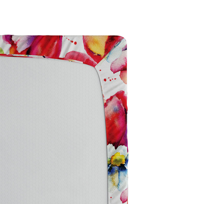 Drap-housse en microfibre Poppy, Simple