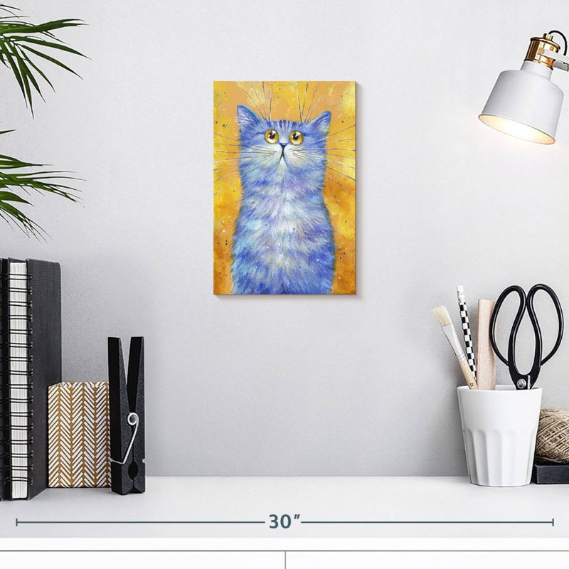 Brampt Sunny Cat, 12" H x 8" W
