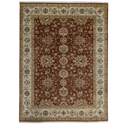 Wool Floral Area Rug