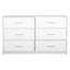 Commode 4 tiroirs, commode sans poignée, 100% imperméable, armoire en bois moderne avec cadre robuste pour diverses pièces-1714553133