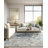 Abstract Machine Made Area Rug in Gray/Blue-1069522878