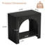 Table de chevet en noir-1075013691