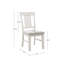 Chaises de salle à manger Ink + ivy (2), structure en pin massif, siège rembourré, capacité de poids de 300 lb, côté de la collection Rustic Fascination (2 pièces), pin, ensemble Verve-1731438886-1731438887