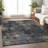 Premium Machine Washable Prisco Charcoal Rug-468862578